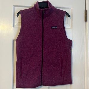 Patagonia vest, purple, size medium, excellent condition